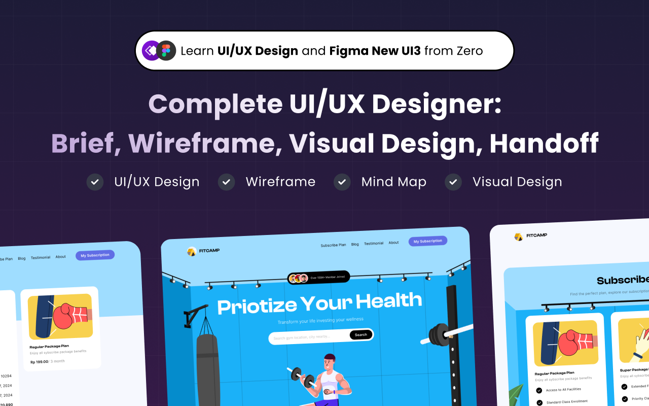 Kelas Complete UI Designer: Wireframe, Visual Design, Handoff di BuildWithAngga